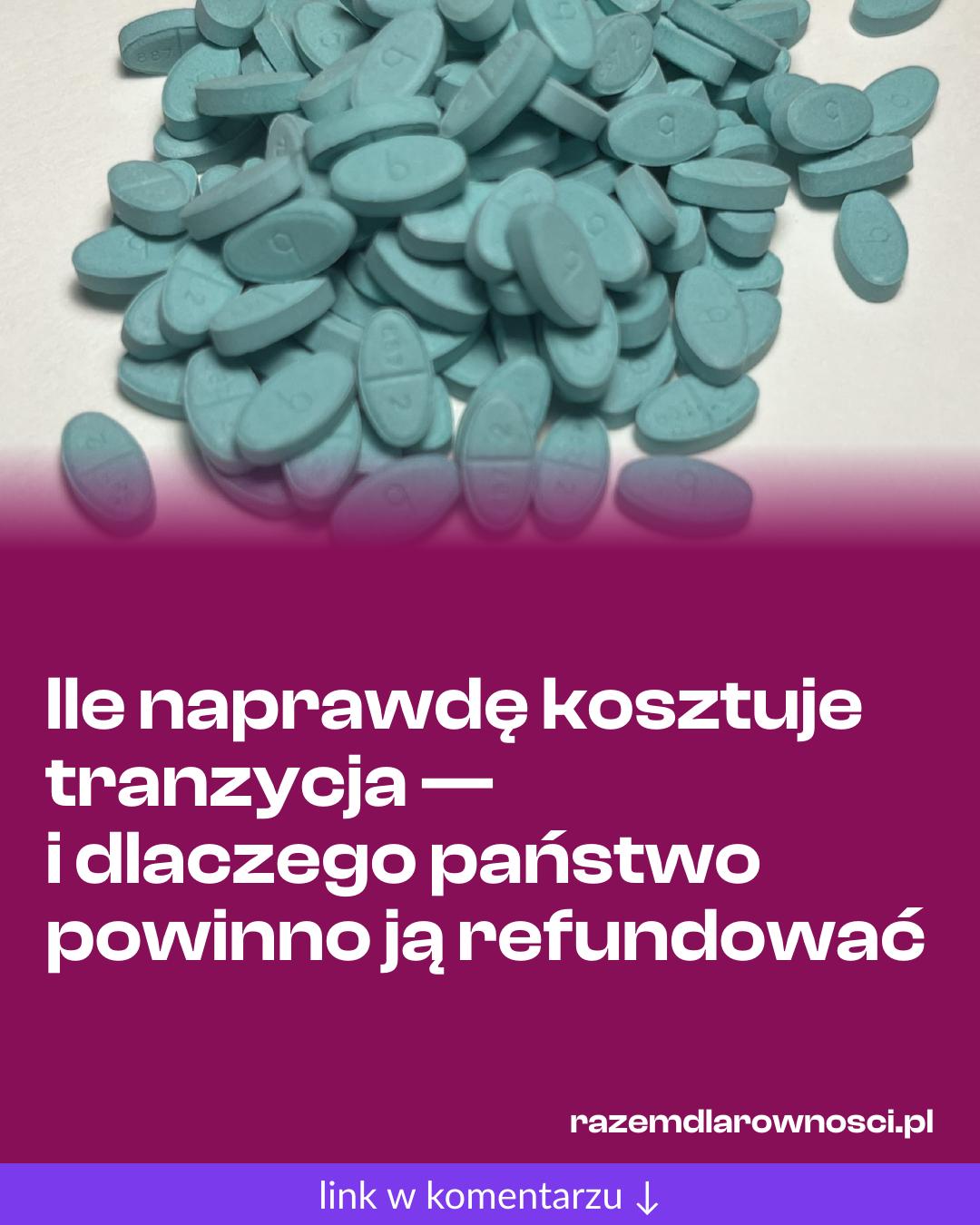 Grafika do udostępnienia: Ile naprawdę kosztuje tranzycja — i dlaczego państwo powinno ją refundować